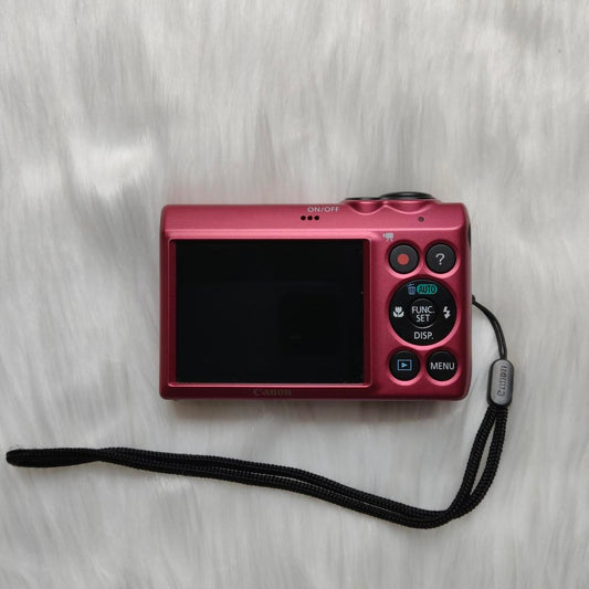Used Digital Camera | Canon PowerShot A810 HD digital camera - Rarely cheery Red | Complete Set