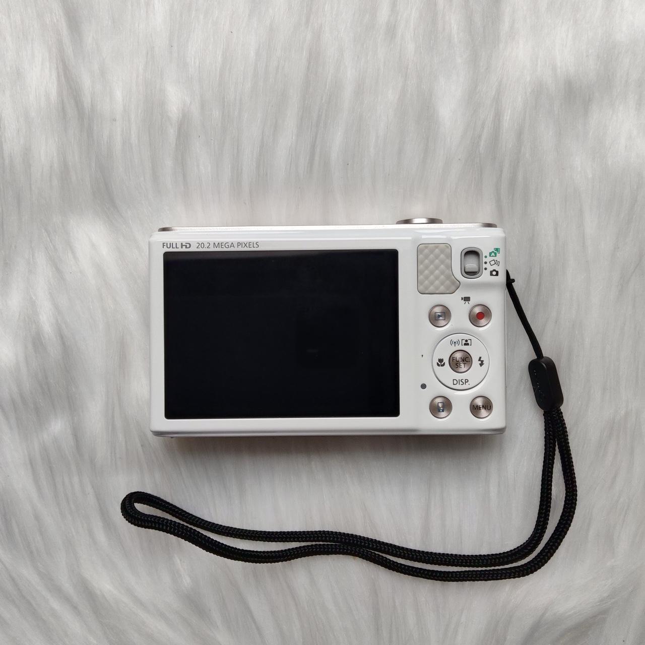 Used Digital Camera | Canon PowerShot SX610 HS digital camera - Boxed & Rarely in White & External Flash | Complete Set