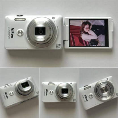 Pre-Owend Digital Camera Bundle  RARE Glossy White 🤍 ˚⊹ ⋆