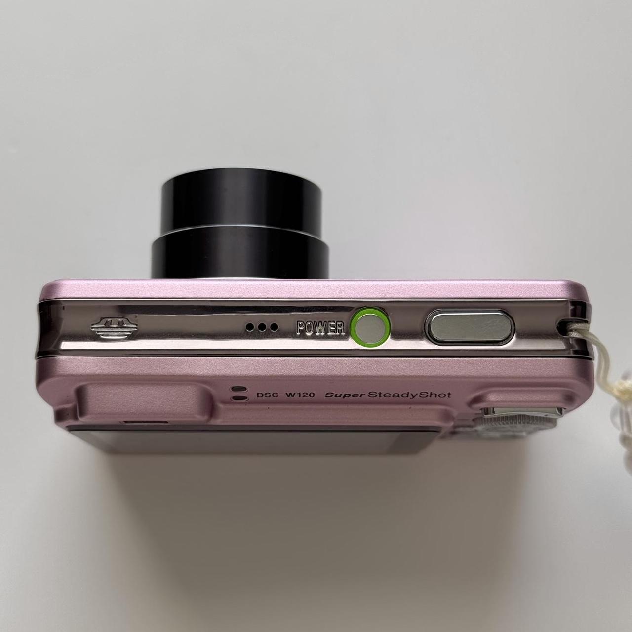 Used Digital Camera | Sony Cybershot W120 Digital Camera 🍥🎀 Pastel Pink Digicam | Complete Set