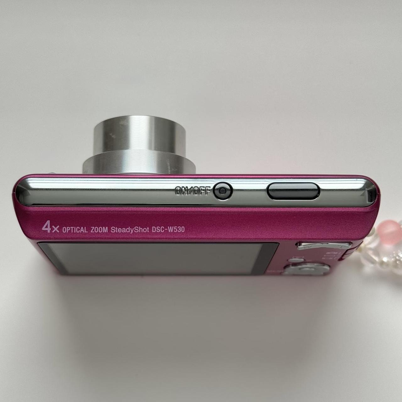 Used Digital Camera | Sony CyberShot W530 🎀 ⊹˚💕 Hot Pink Digital Camera Bundle | Complete Set